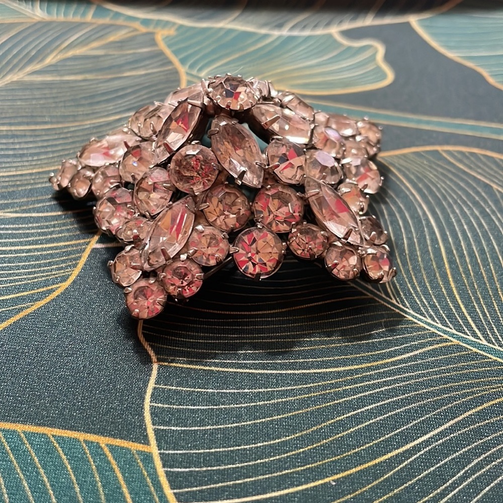 Vintage Rhinestone Brooch - Picture 3 of 5